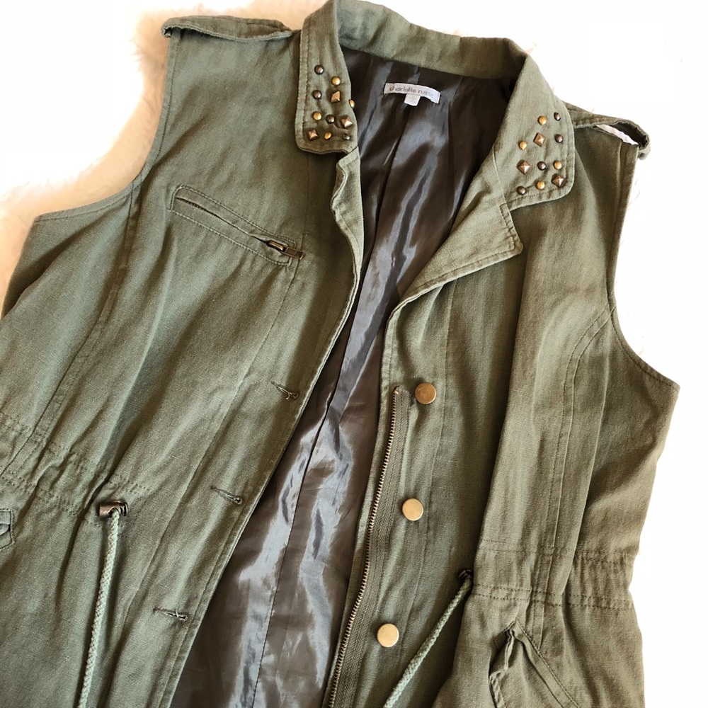 Army green vest